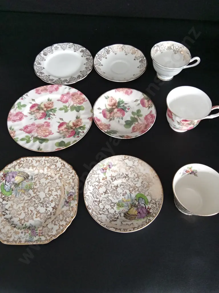 7 CUP AND SAUCER SETS INCLUDING ROYAL ALBERT AND WILLIAM JAMES Image 1++