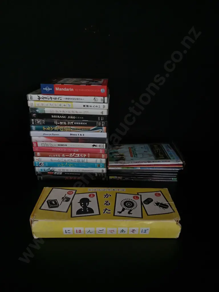 COLLECTION OF JAPANESE AND CHINESE DVDS, AND ADDITIONAL JAPANESE GAME Image 1++