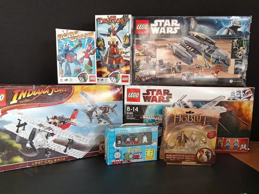 5 BOXES OF LEGO OPENED AND 2 OTHER TOYS Image 1++