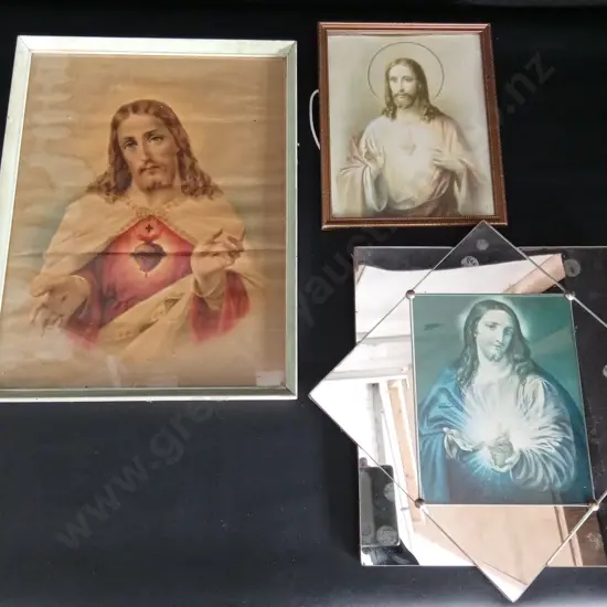 FRAMED RELIGIOUS ART PIECES