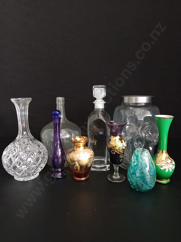 9 GLASS ITEMS TALLEST H30CM Image 1++