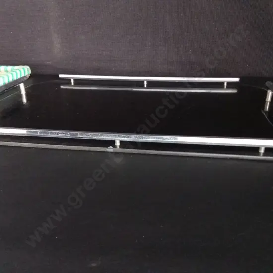 PAIR OF BREAKFAST TRAYS