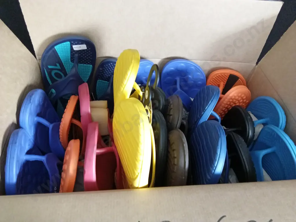 12 PAIRS OF JANDALS SIZE 6-11 Image 1++