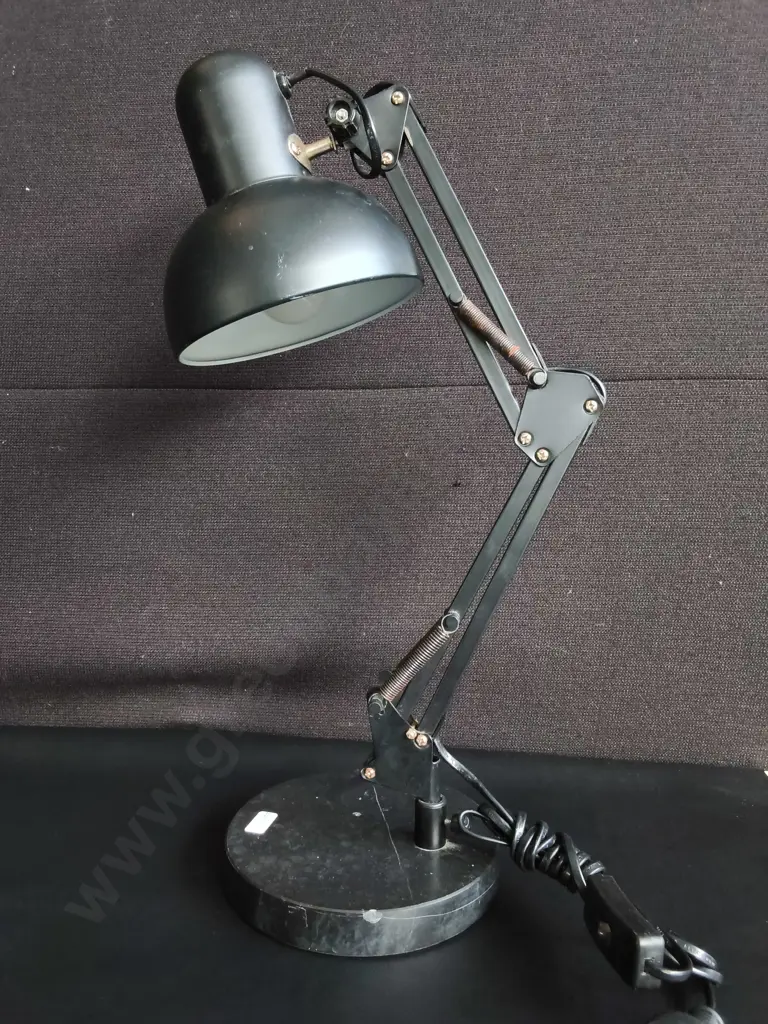 BLACK ANGLEPOISE LAMP, H 53 CM Image 1++