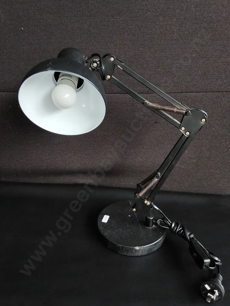 BLACK ANGLEPOISE LAMP, H 53 CM Image 1++