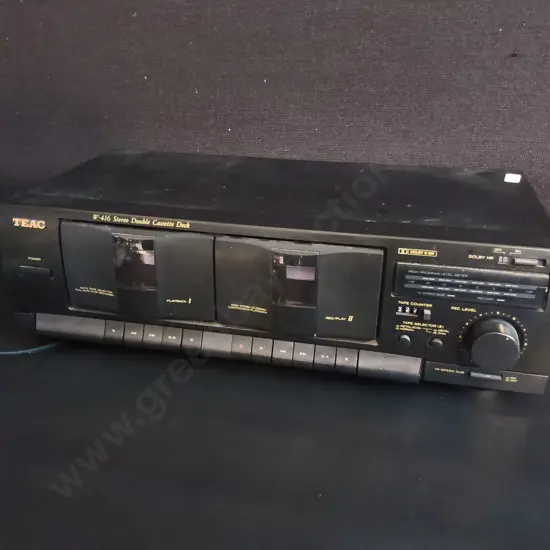VINTAGE TEAC W-416 DOUBLE CASSETTE DECK