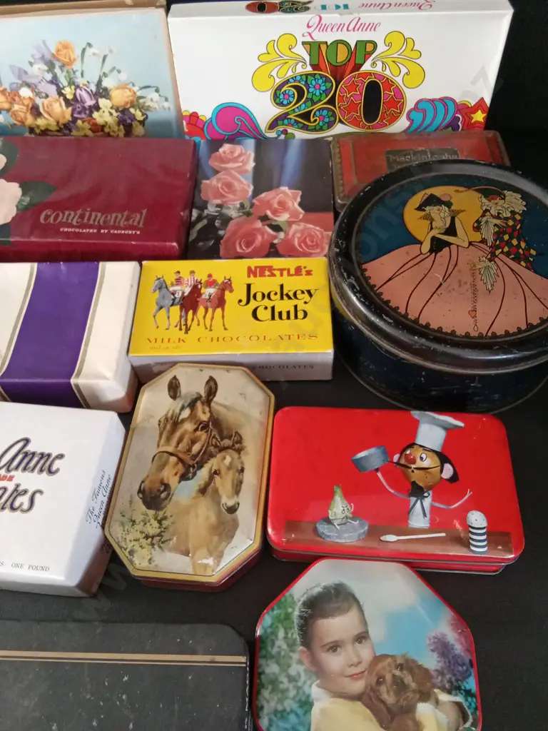 COLLECTION OF VINTAGE BOXES AND TINS Image 1++