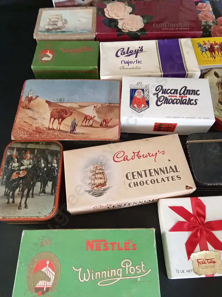 COLLECTION OF VINTAGE BOXES AND TINS Image 1++