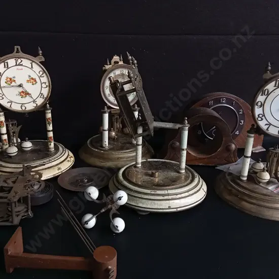 MIX OF VINTAGE GERMAN CLOCK PARTS