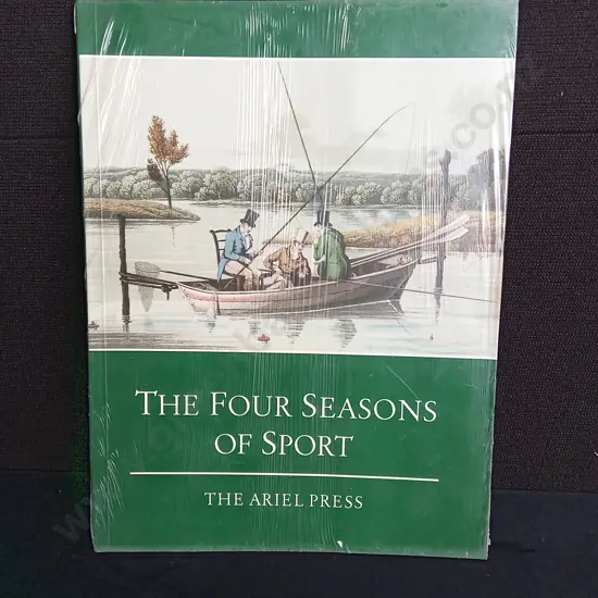 VINTAGE "THE FOUR SEASONS OF SPORT" ART BOOK BY THE ARIEL PRESS, SEALED