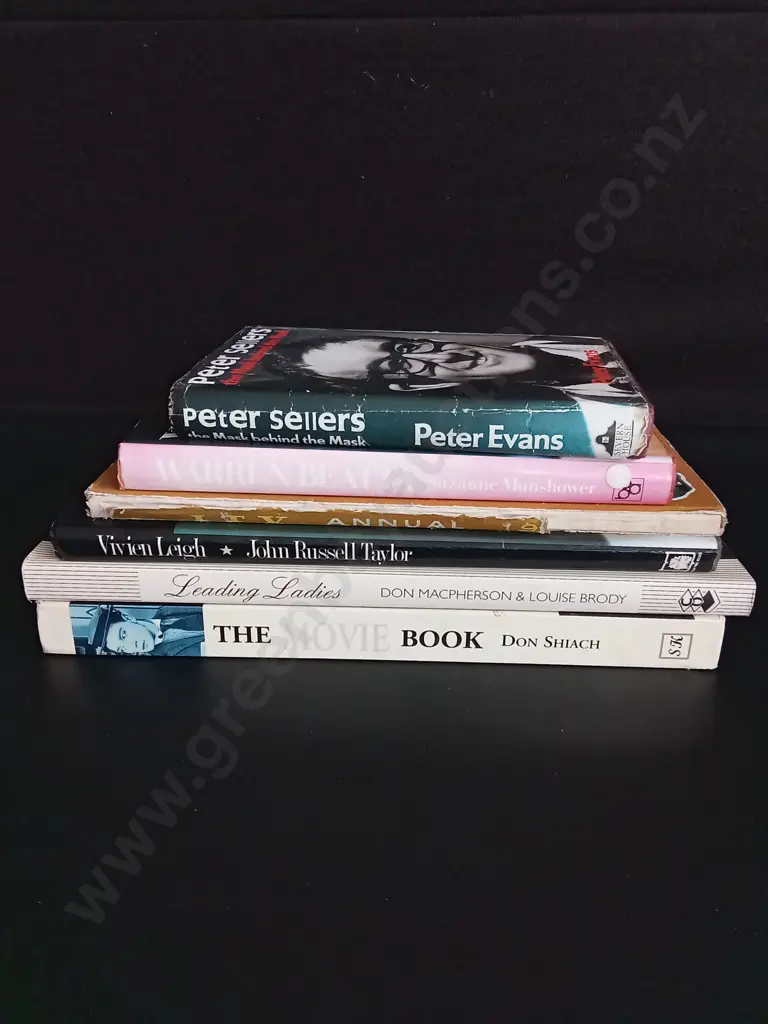 6 BOOKS ON MOVIES AND OLD HOLLYWOOD STARS Image 1++