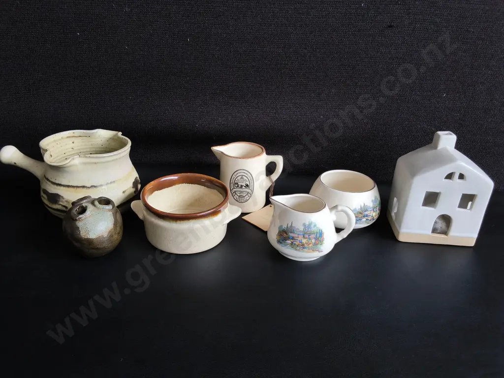 MIX OF VINTAGE CERAMICS, TALLEST H 11.5 CM Image 1++