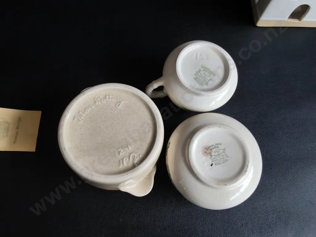 MIX OF VINTAGE CERAMICS, TALLEST H 11.5 CM Image 1++