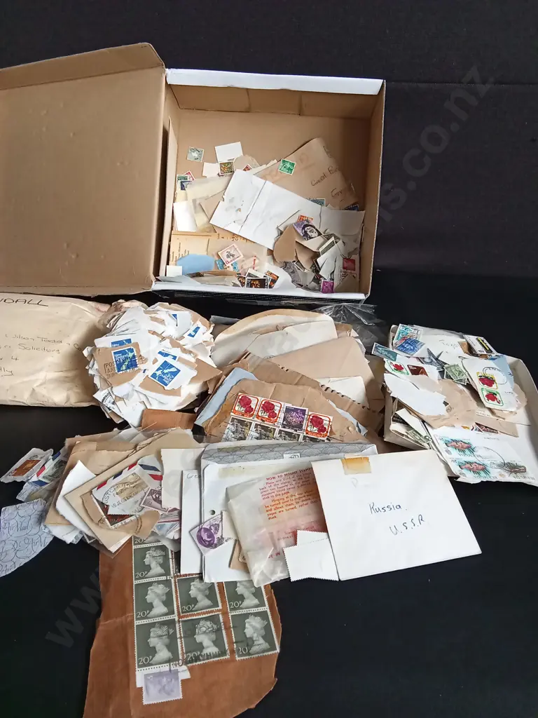 BOX OF STAMPS Image 1++