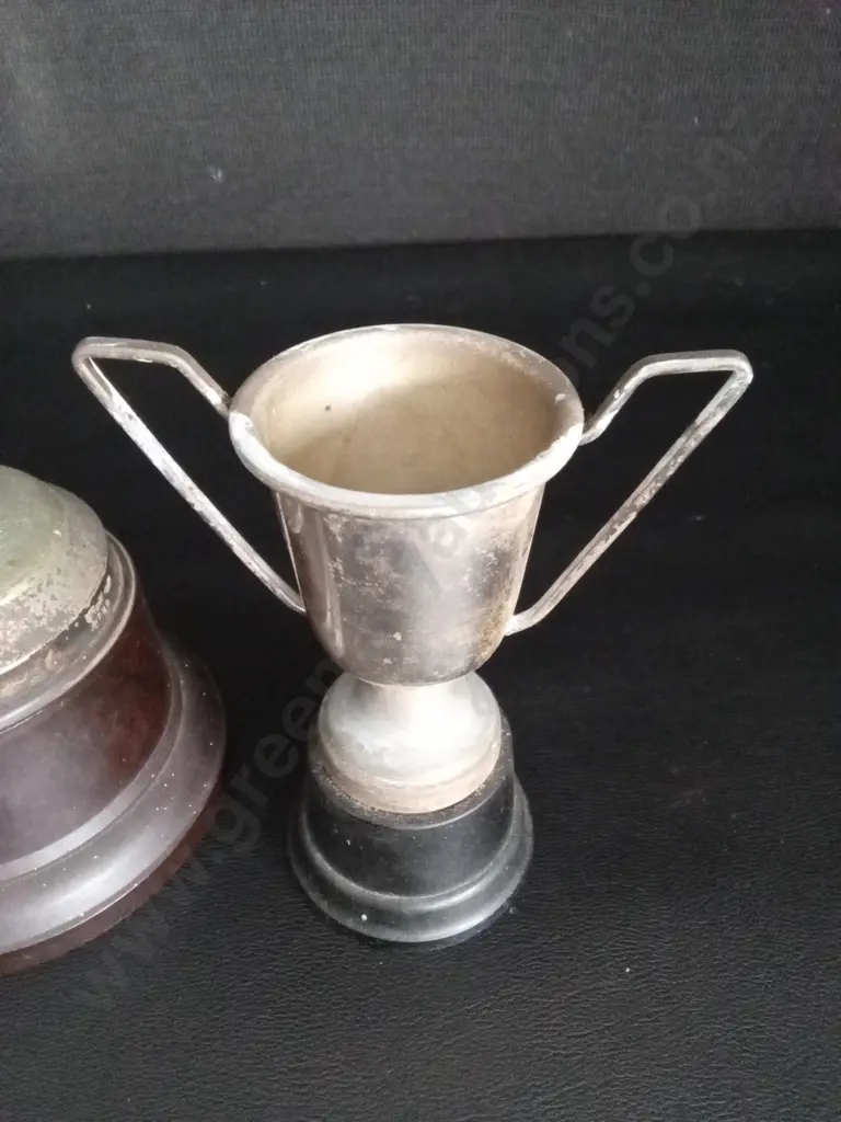 3 VINTAGE TROPHIES TALLEST H23CM Image 1++