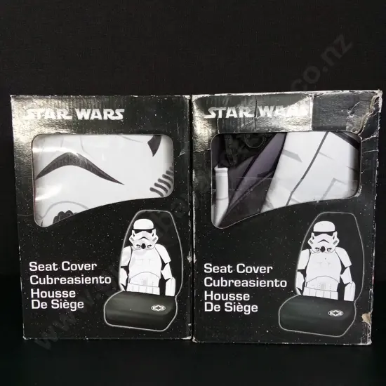 PAIR OF STAR WARS SEAT COVERS