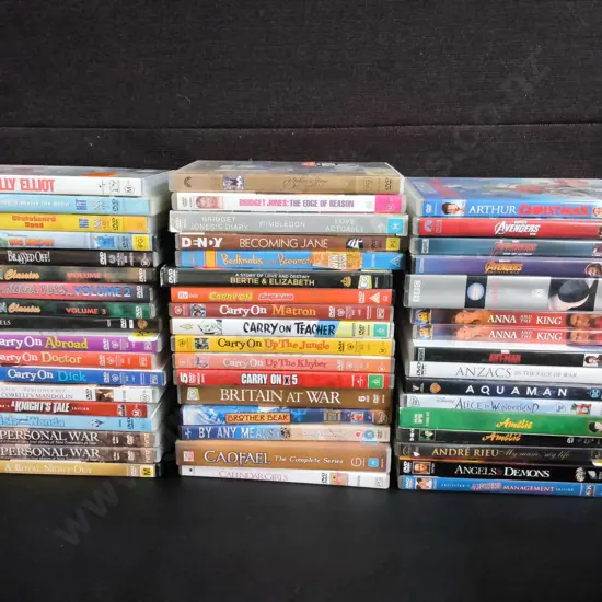 MIX OF DVDS