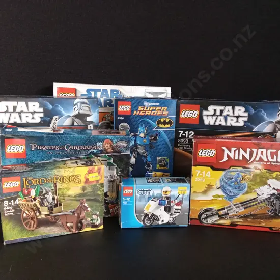 8 BOXES OF LEGO OPENED