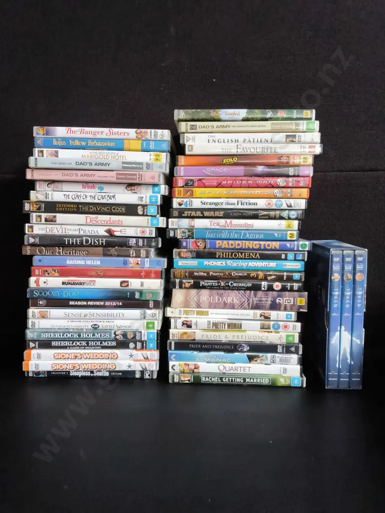 BOX OF DVDS Image 1++