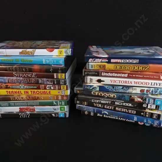 MIX OF DVDS