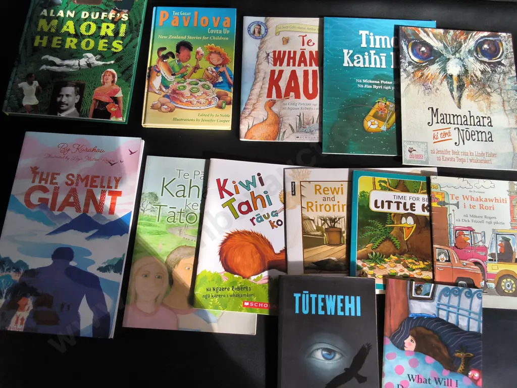 13 BOOKS, INCLUDING TE REO CHILDREN'S BOOKS Image 1++