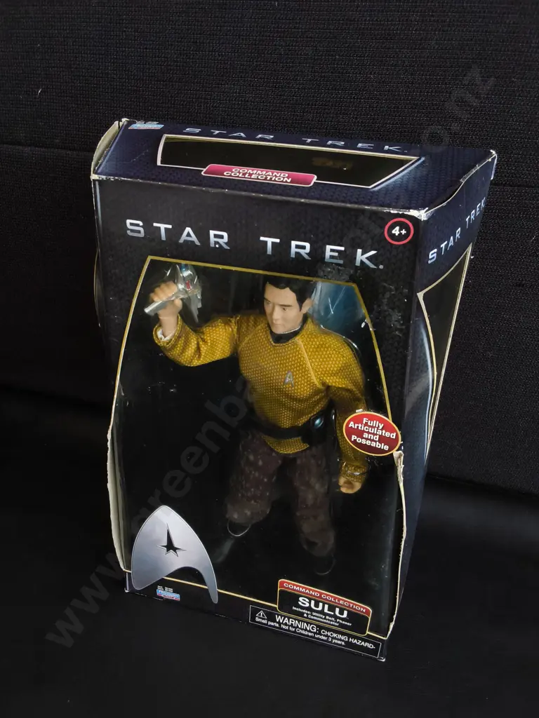 2009 PLAYMATES STAR TREK COMMAND COLLECTION SULU 12 INCH, BOXED Image 1++