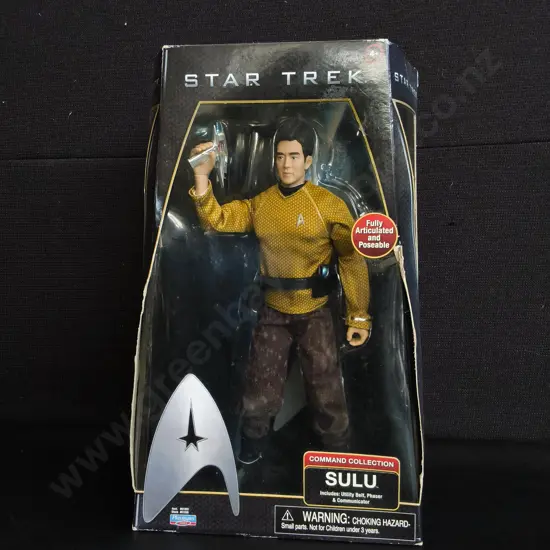 2009 PLAYMATES STAR TREK COMMAND COLLECTION SULU 12 INCH, BOXED