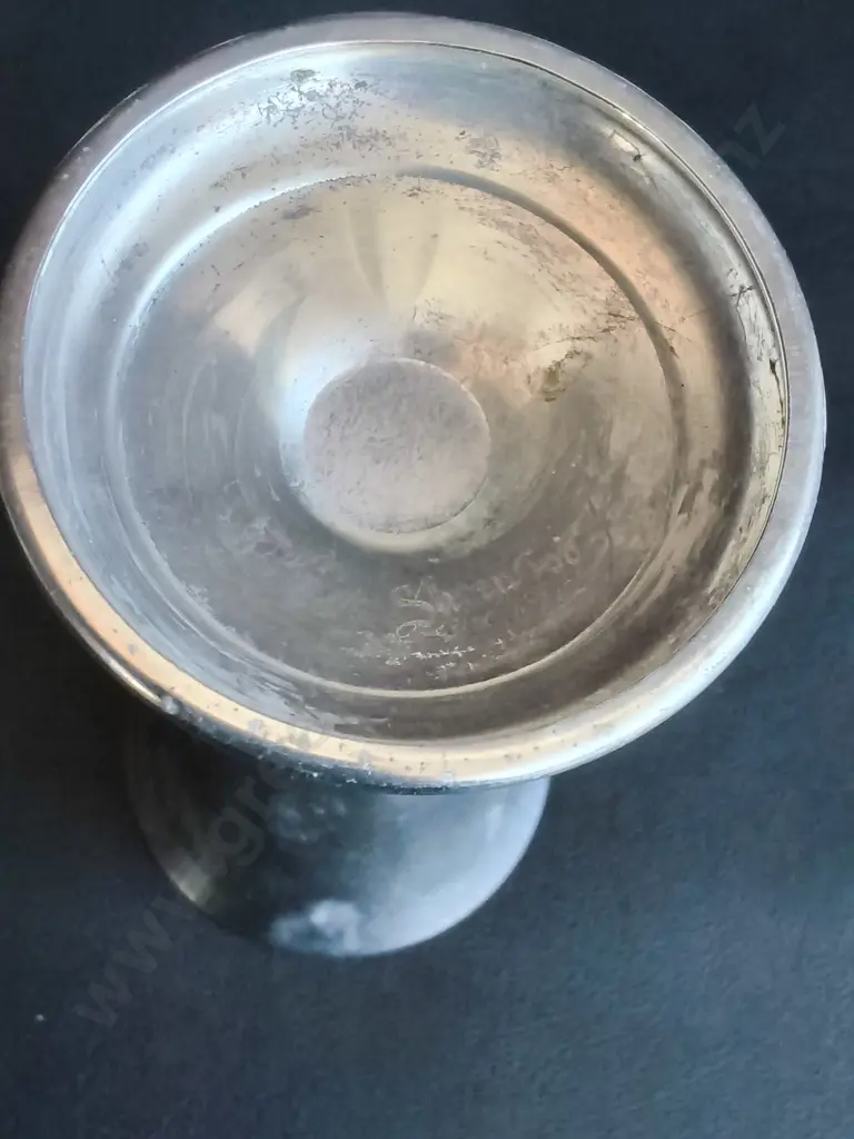VINTAGE SILVER PLATED SHERWOOD WINE GOBLETS AND EPNS CORDIALS, TALLEST H 13 CM, 12 PIECES Image 1++