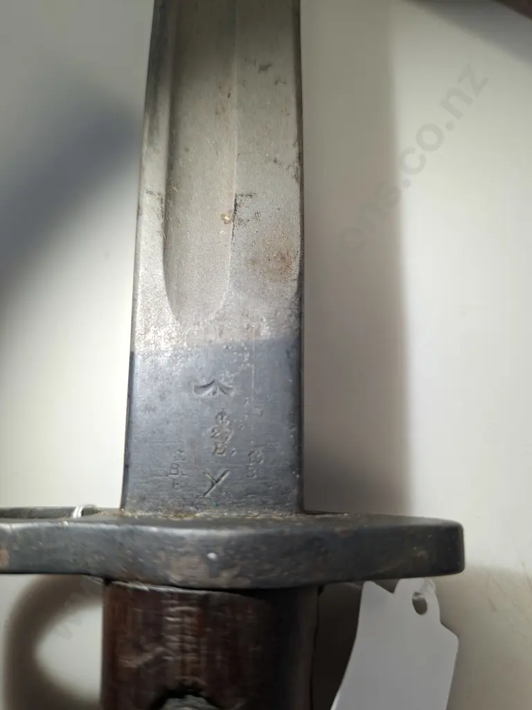 BRITISH PATTERN 1907 SMLE BAYONET WITH SCABBARD Image 1++