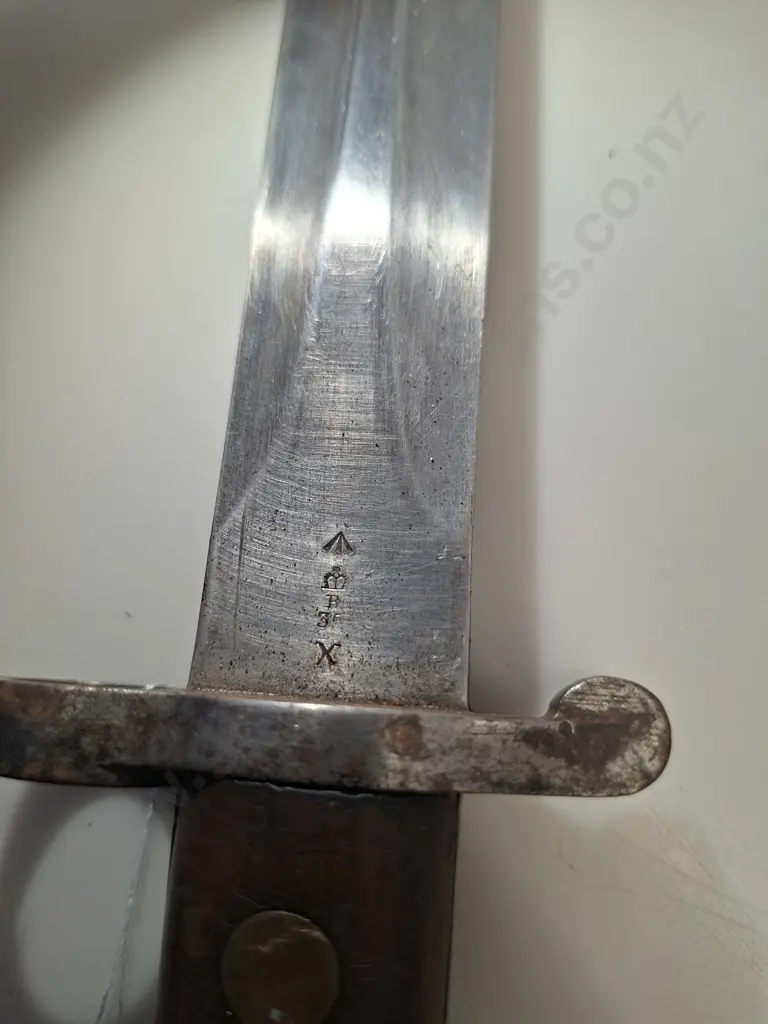 BRITISH PATTERN 1903 SMLE BAYONET BY ROBERT MOLE AND SONS WITH SCABBARD Image 1++