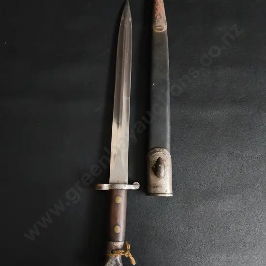 BRITISH PATTERN 1903 SMLE BAYONET BY ROBERT MOLE AND SONS WITH SCABBARD