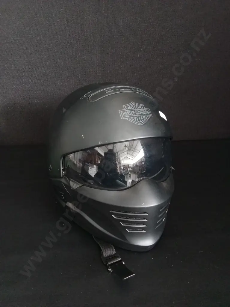 HARLEY DAVIDSON PILOT II 2-IN-1 HELMET SIZE L Image 1++