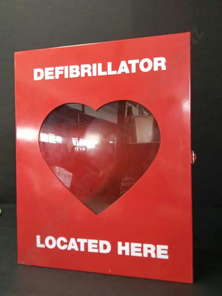 EMPTY DEFIBRILLATOR CABINET H45.5CM L36CM D14CM Image 1++
