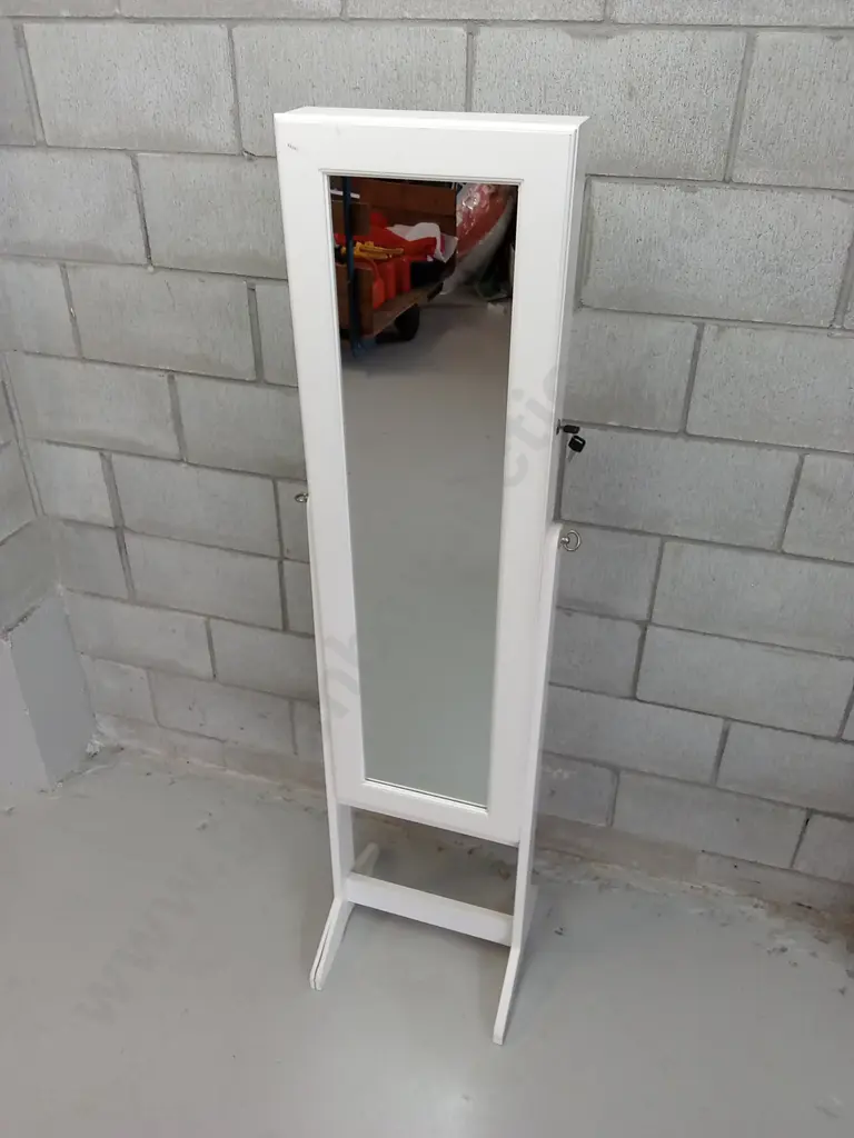 FREE STANDING MIRROR, WITH LOCKER INSIDE, H 162CM X W 41CM Image 1++