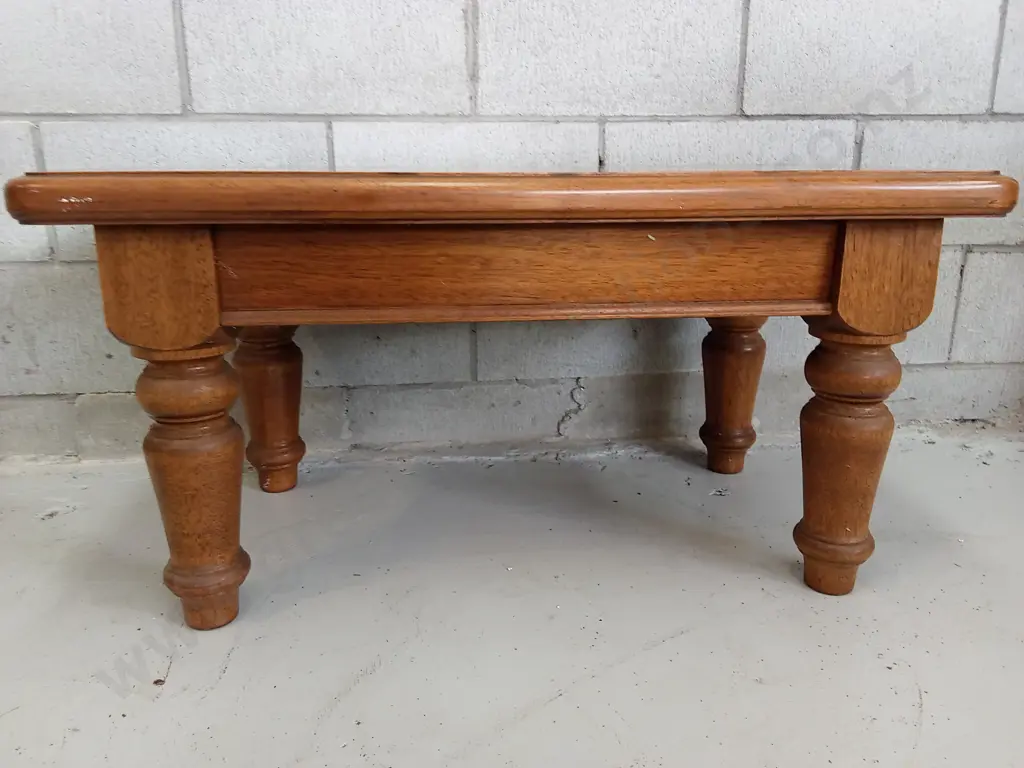VINTAGE WOODEN COFFEE TABLE, H 45CM X L 88CM X D 50CM Image 1++