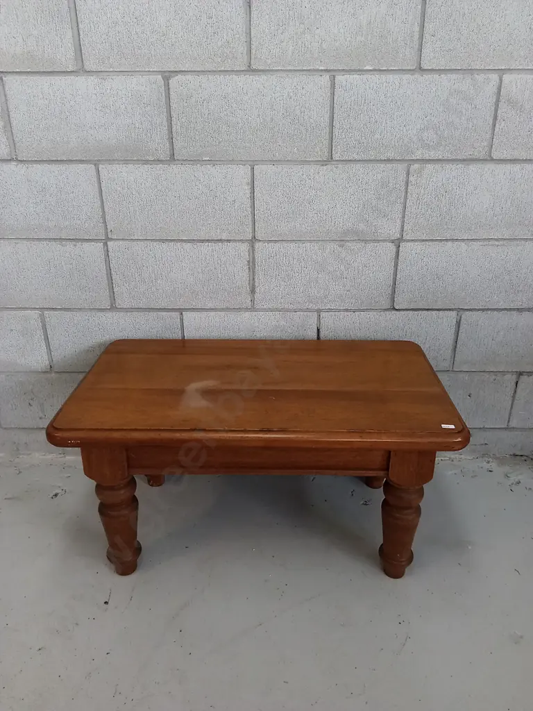 VINTAGE WOODEN COFFEE TABLE, H 45CM X L 88CM X D 50CM Image 1++