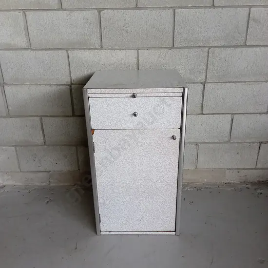 HOSPITAL BEDSIDE CABINET/TABLE, H 81CM X W 44CM X D 39CM