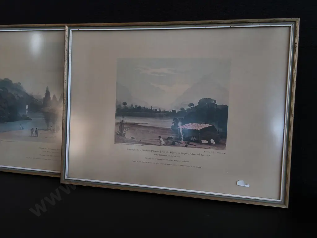 3 PIECES FRAMED ARTWORK AND PRINTS, TALLEST H 39 CM X W 51.5 CM Image 1++