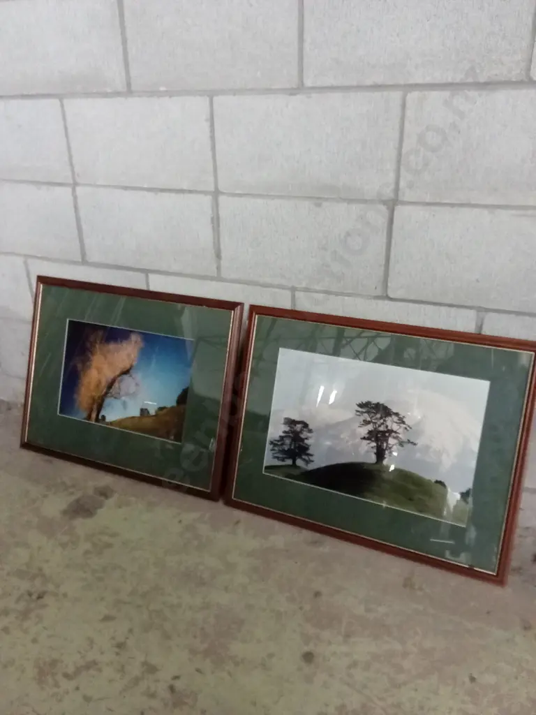 2 FRAMED PHOTOGRAPHS L63CM H50CM Image 1++