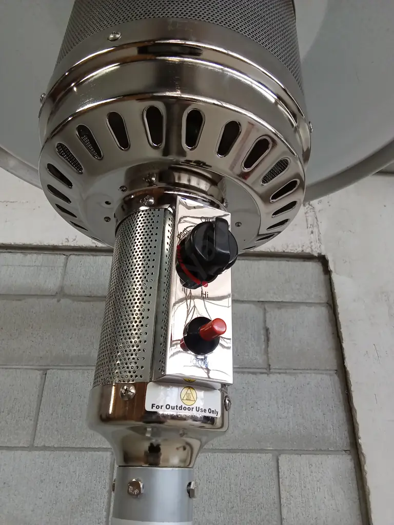OUTDOOR PROPANE GAS HEATER WITH CODY'S BOURBON AND COLA DECOR, HEIGHT IS APPROXIMATELY 220CM Image 1++