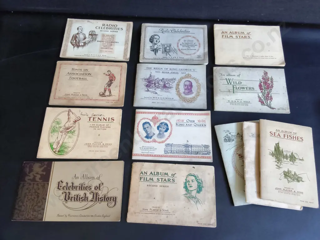COLLECTION OF VINTAGE 1930S JOHN PLAYER AND SONS CIGARETTE CARD ALBUMS, 13 PIECES TOTAL Image 1++