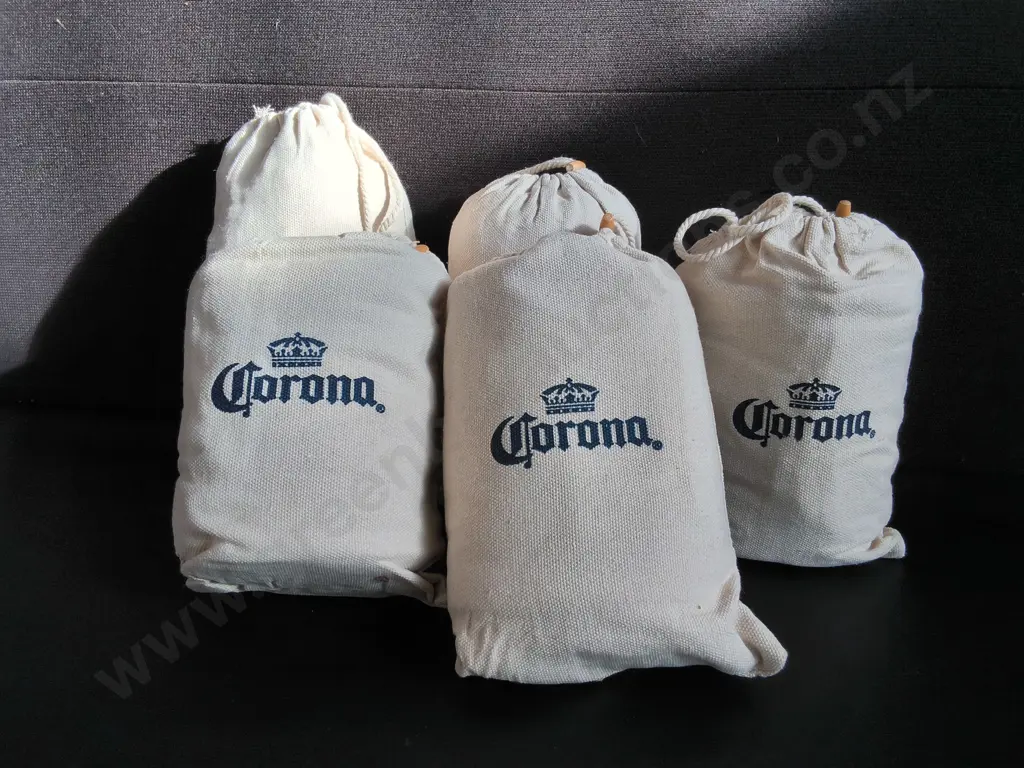 5 PUECES CORONA CANVAS HAMMOCKS IN INDIVIDUAL BAGS Image 1++