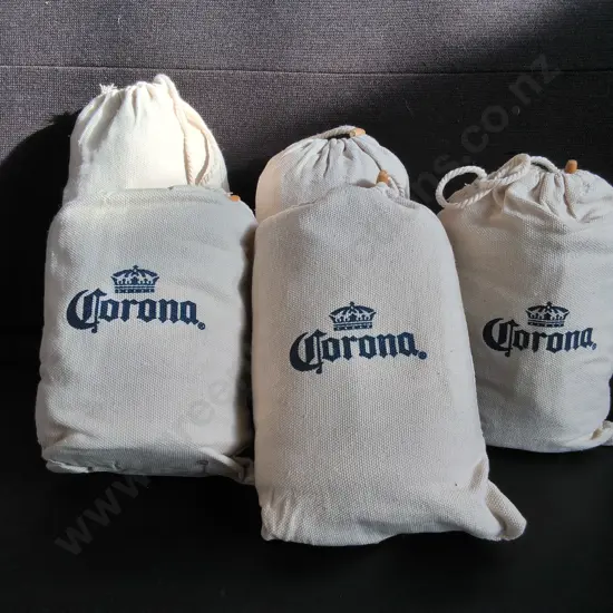 5 PUECES CORONA CANVAS HAMMOCKS IN INDIVIDUAL BAGS