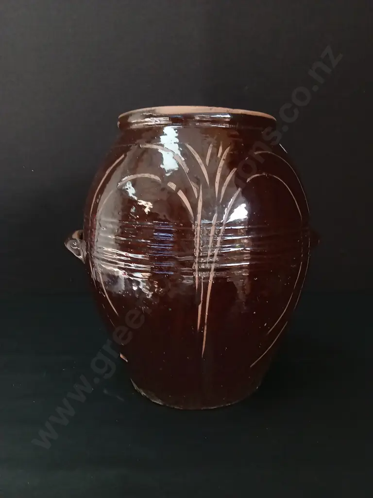 GLAZED POT H39CM Image 1++