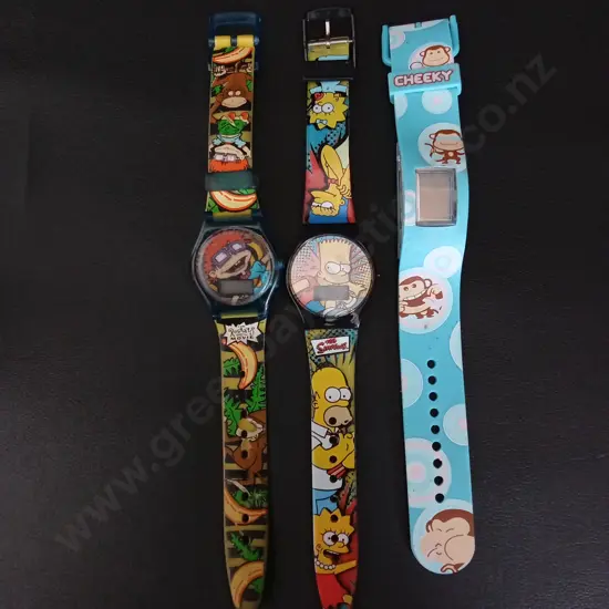 3 VINTAGE CHILDRENS WATCHES