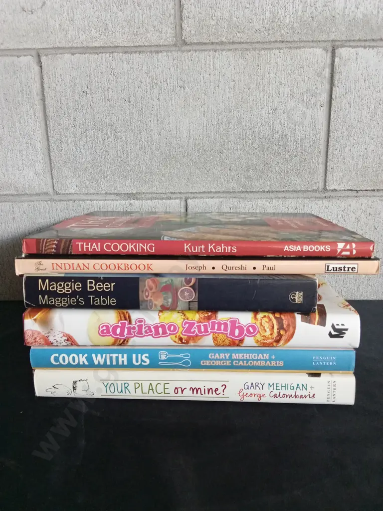 COLLECTION OF 6 COOKBOOKS Image 1++