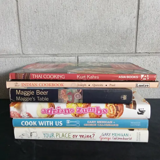 COLLECTION OF 6 COOKBOOKS