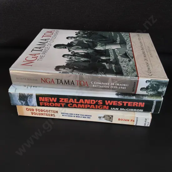 3 BOOKS ON NZ HISTORY