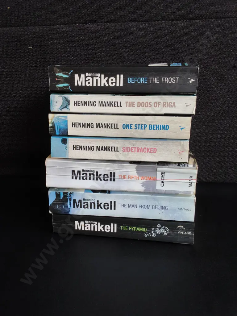 7 HENNING MANKELL BOOKS Image 1++
