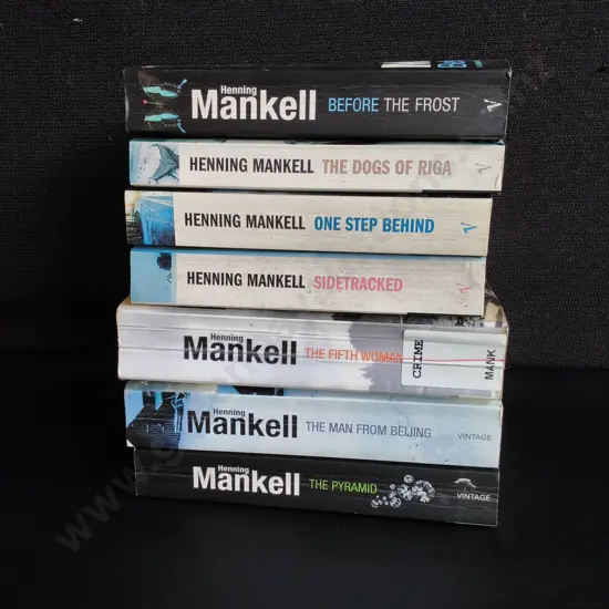 7 HENNING MANKELL BOOKS